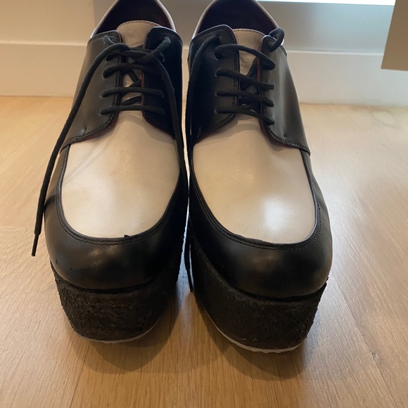 Celine  black and white wedges Phoebe Philo - Picture 5 of 16